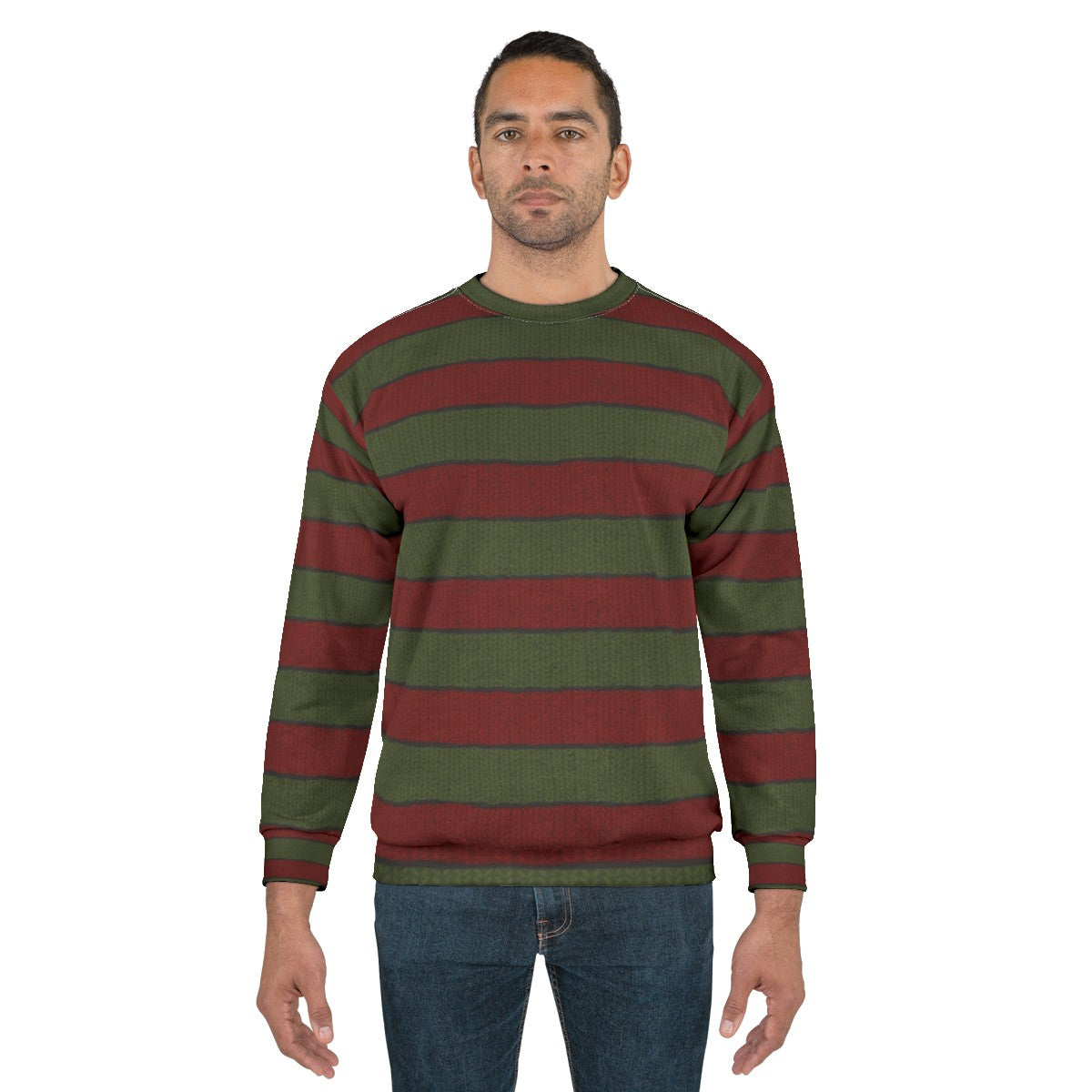 Freddy Krueger Inspired Knit Sweater - men