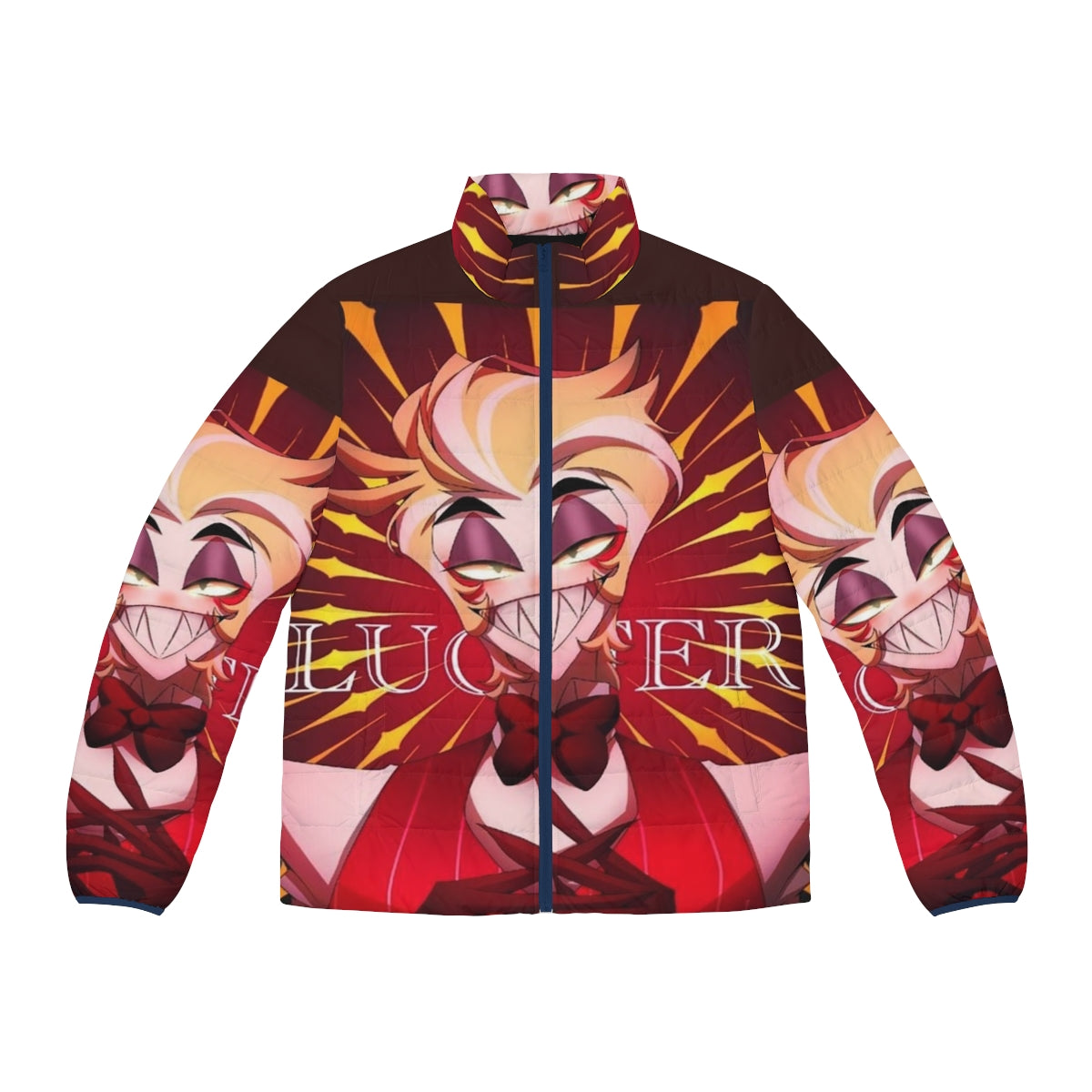 Hazbin Hotel Lucifer Morningstar Anime Puffer Jacket