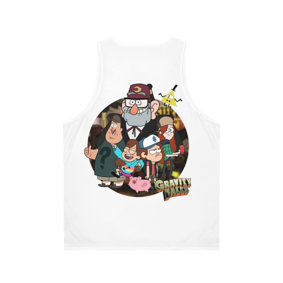 Gravity Falls Unisex Graphic Tank Top - Back