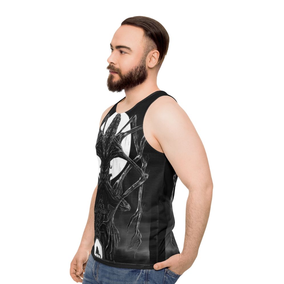 Unisex Amygdala Hunter Fantasy Horror Tank Top - men side