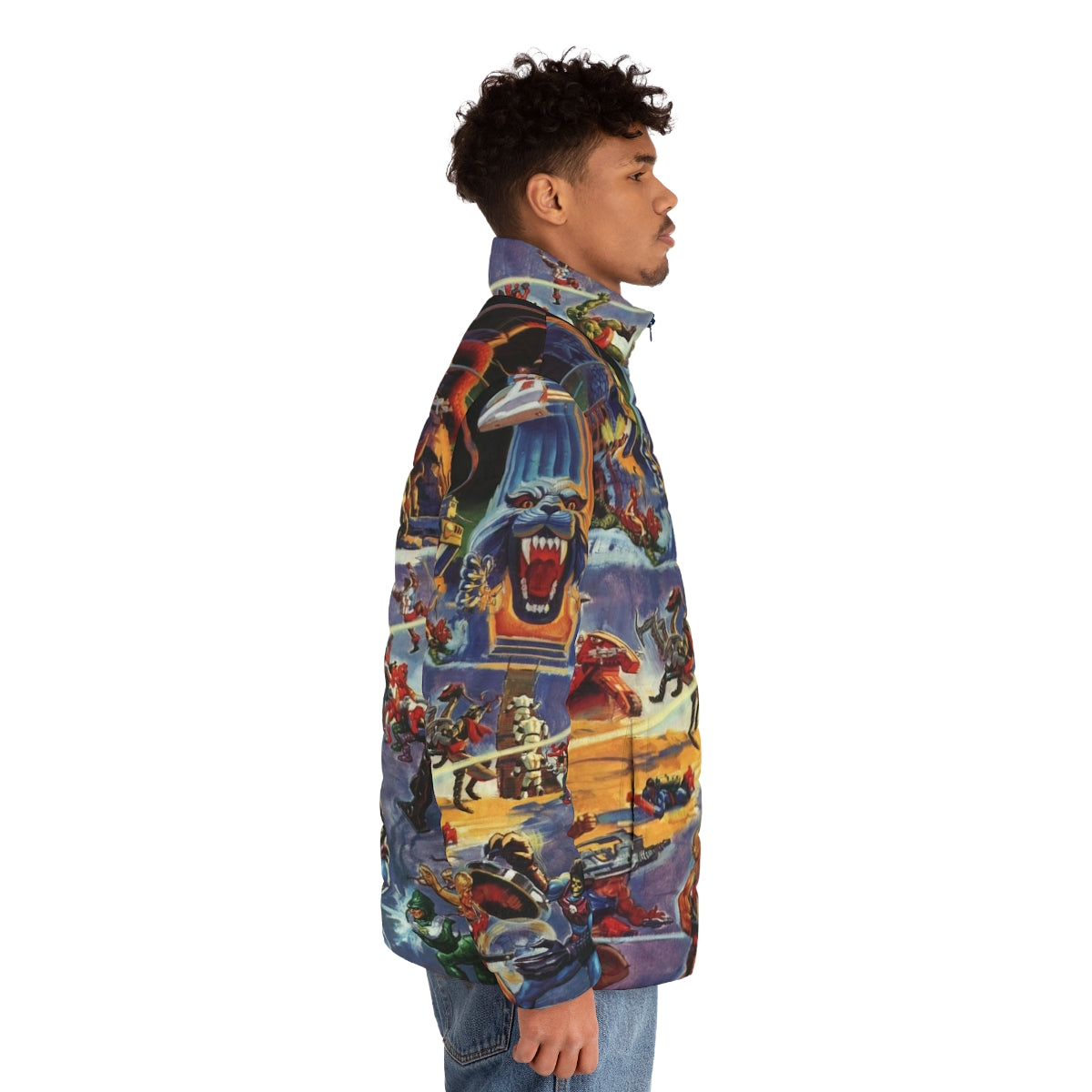 Masters of the Universe Puffer Jacket featuring He-Man and the Power of Grayskull - men side right