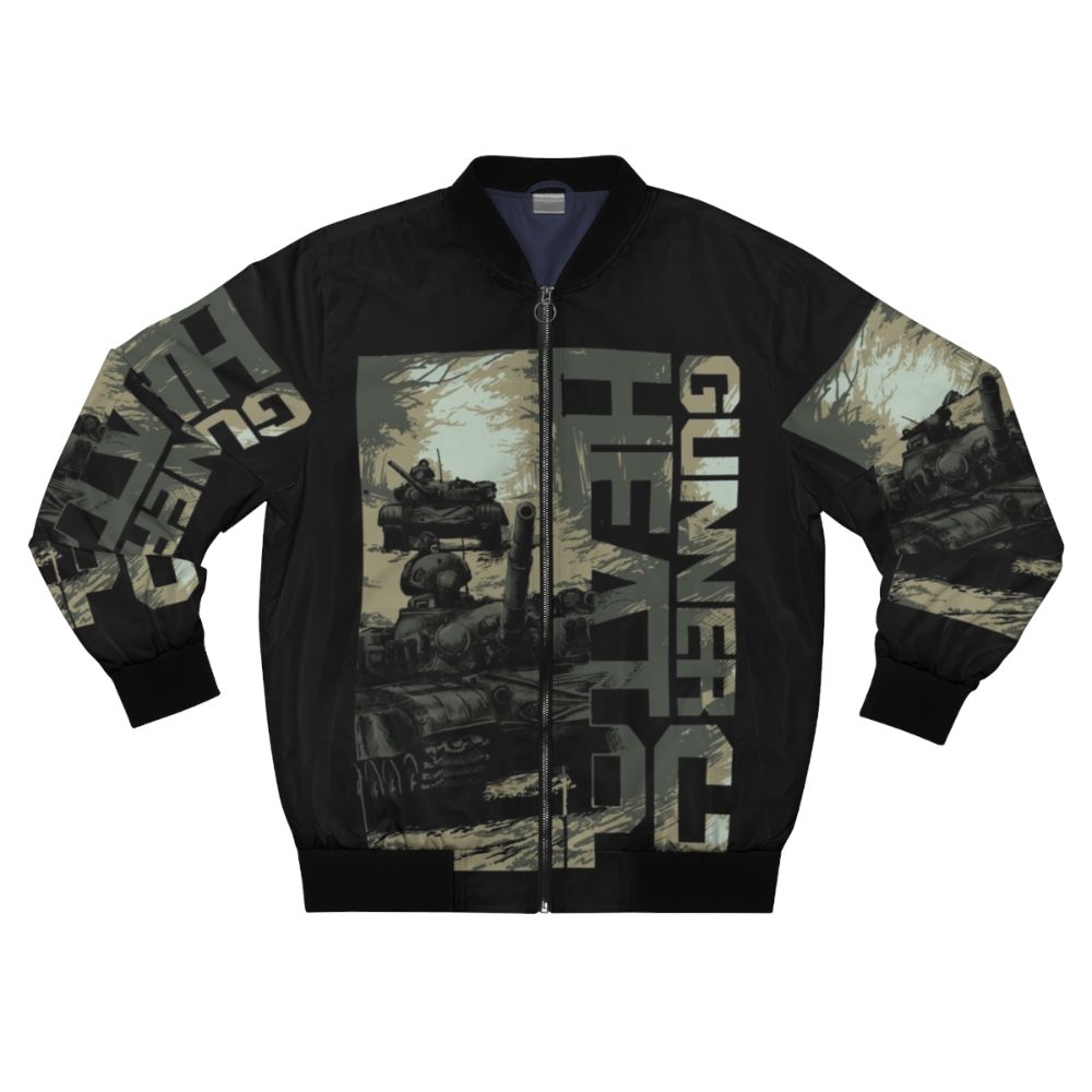 GHPC T-72 Tank Convoy Bomber Jacket with military and tactical design elements