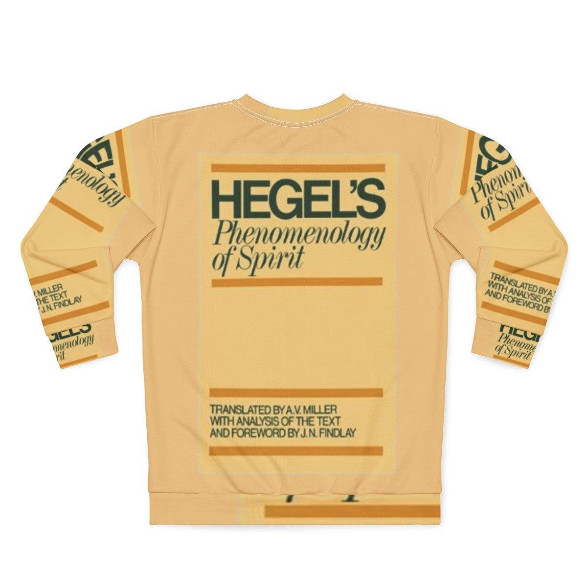 Hegel Phenomenology of Spirit Philosophy Sweatshirt - Back