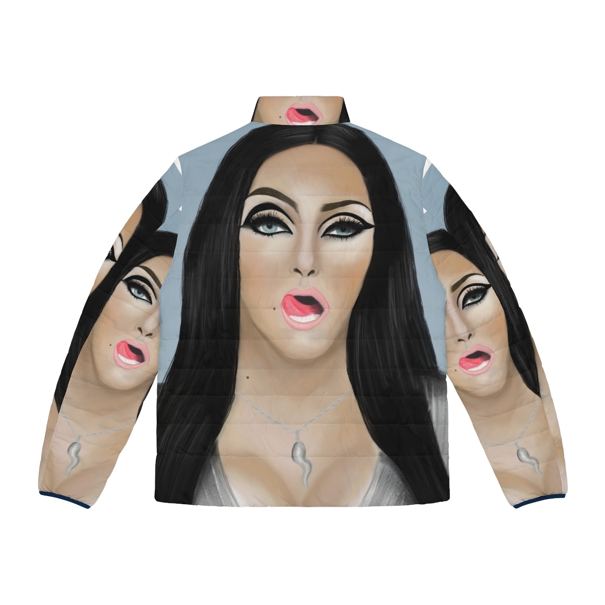 Michelle Visage wearing a stylish puffer jacket, a must-have item for any RuPaul's Drag Race fan - Back