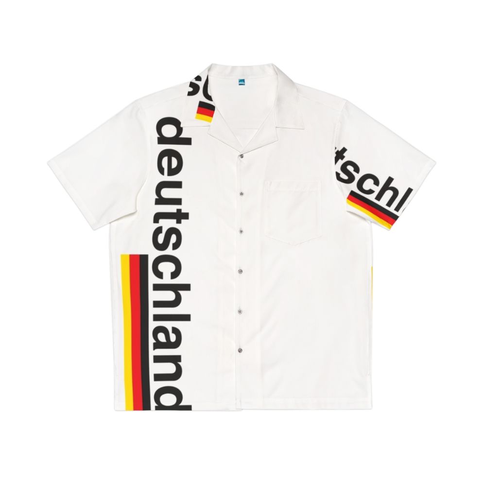 Deutschland German soccer fan Hawaiian shirt