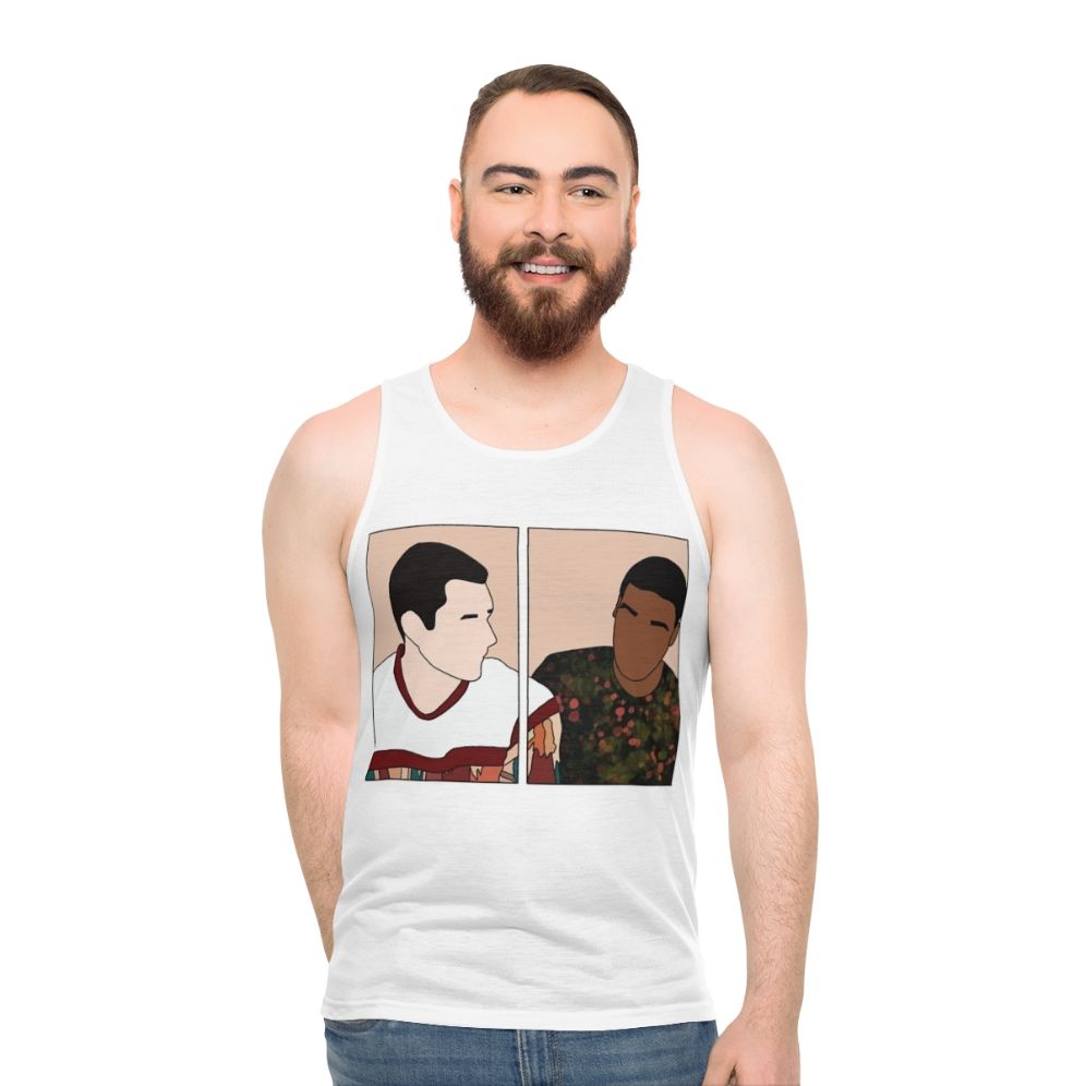 Sex Education Adam and Eric Unisex Tank Top - men