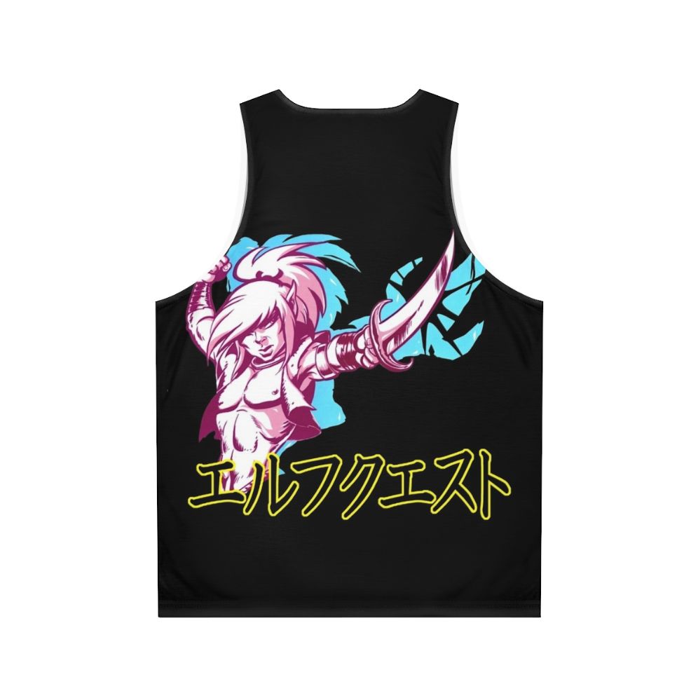 Elfquest Katakana Unisex Fantasy Tank Top - Back