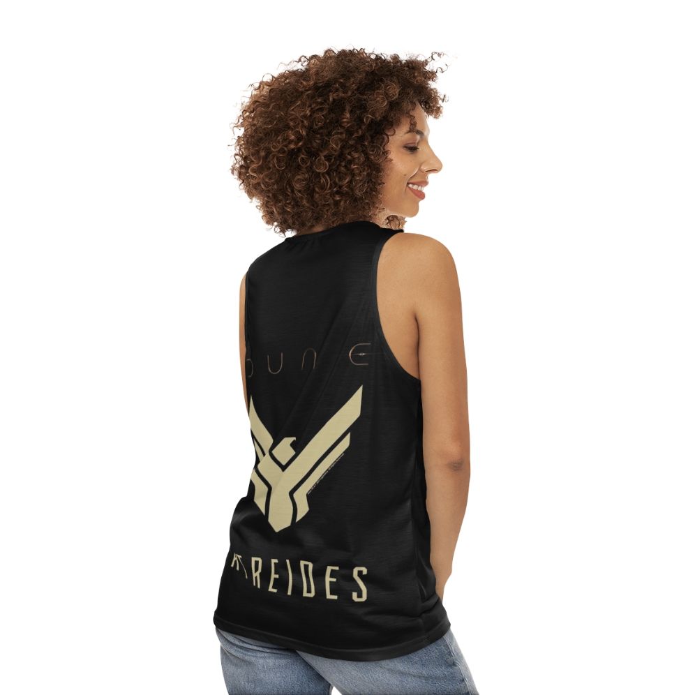 Dune Atreides House Unisex Tank Top - women back