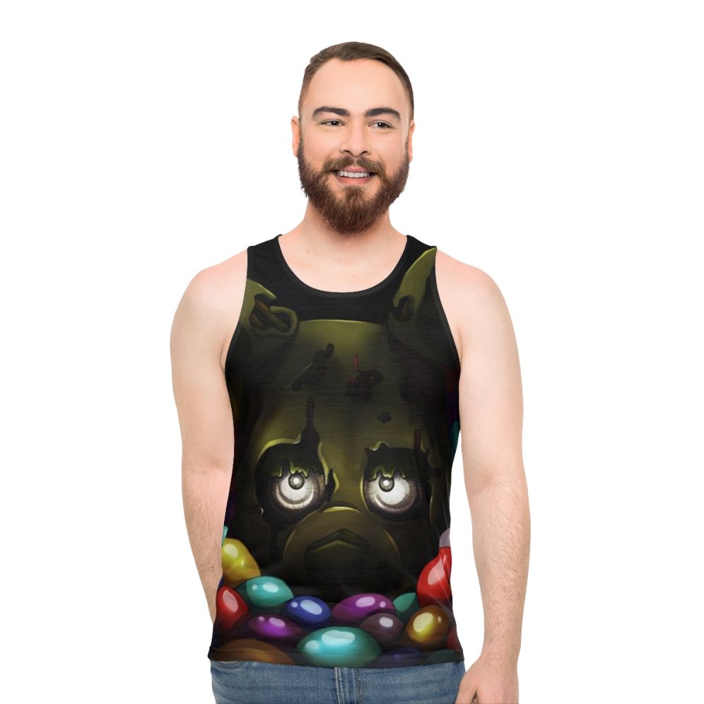 Springtrap Into The Pit V1 Unisex Tank Top - men