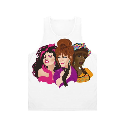 Unisex 'To Wong Foo' tank top with Alejandro Mogollo art