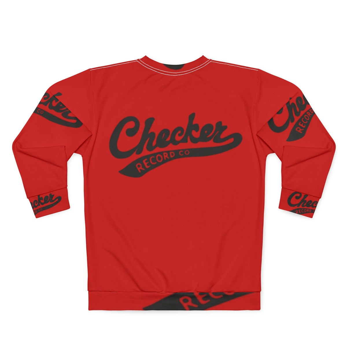 Checker Records vintage style music sweatshirt - Back