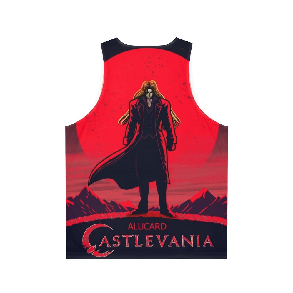 Castlevania Alucard Unisex Tank Top - Back