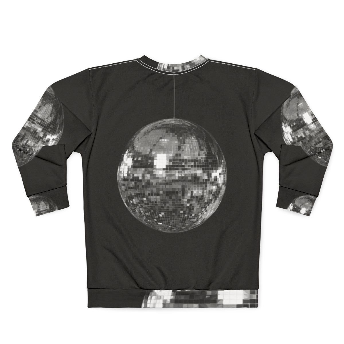 Silver Disco Ball Sweatshirt - Back