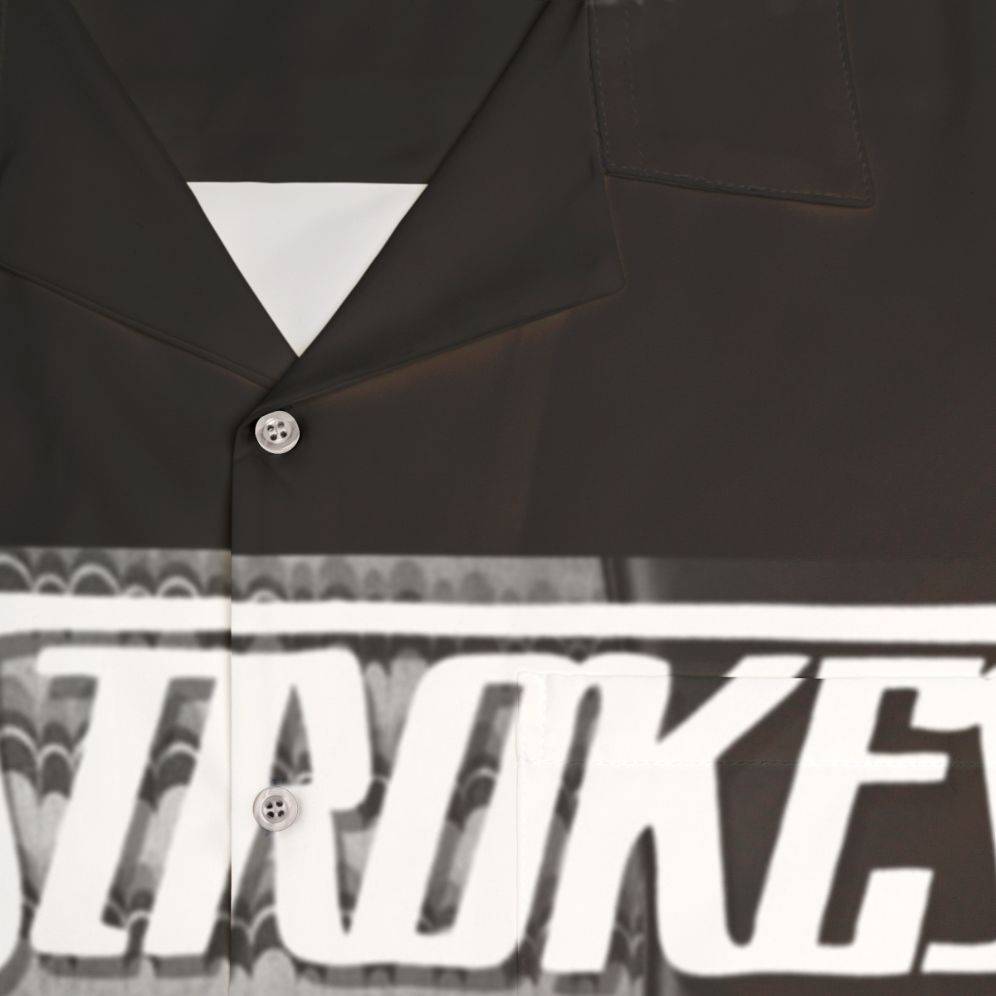 Strokes Hawaiian Shirt featuring indie music and New York City style - Detail