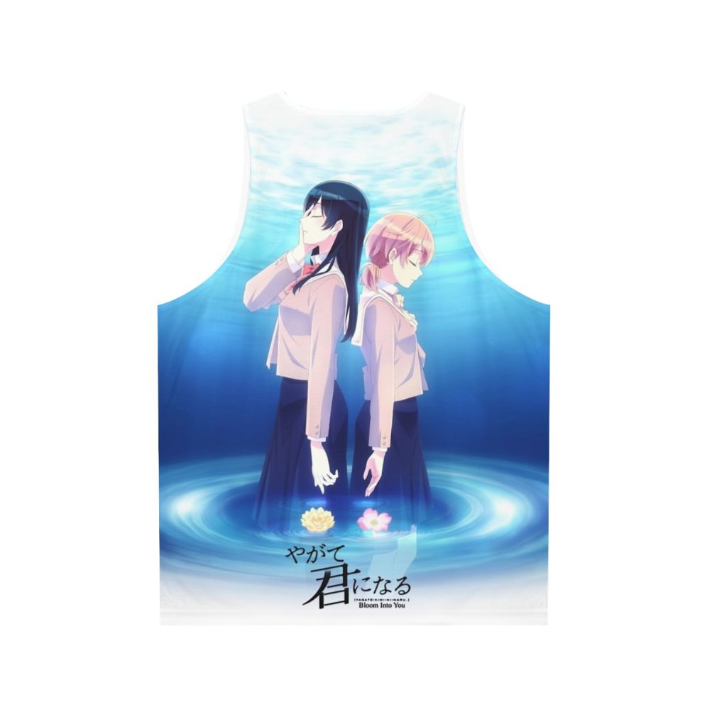 Bloom Into You Yagate Kimi Ni Naru Unisex Anime Tank Top - Back