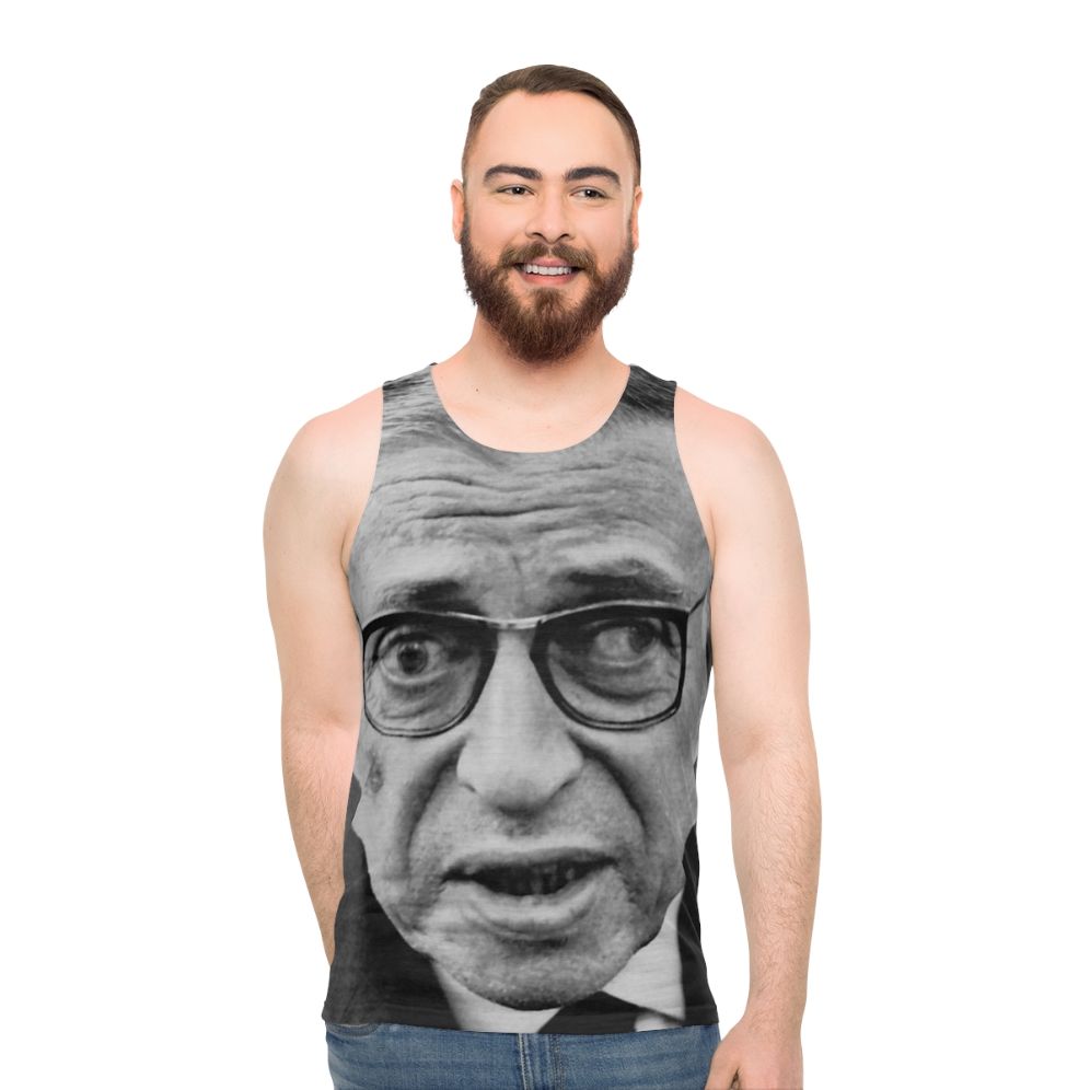 Jean Paul Sartre Unisex Tank Top - men