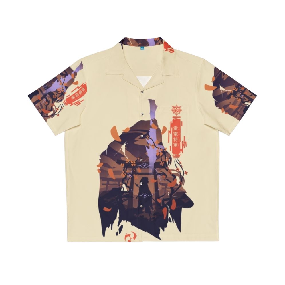 Genshin Impact Raiden Shogun Hawaiian Shirt