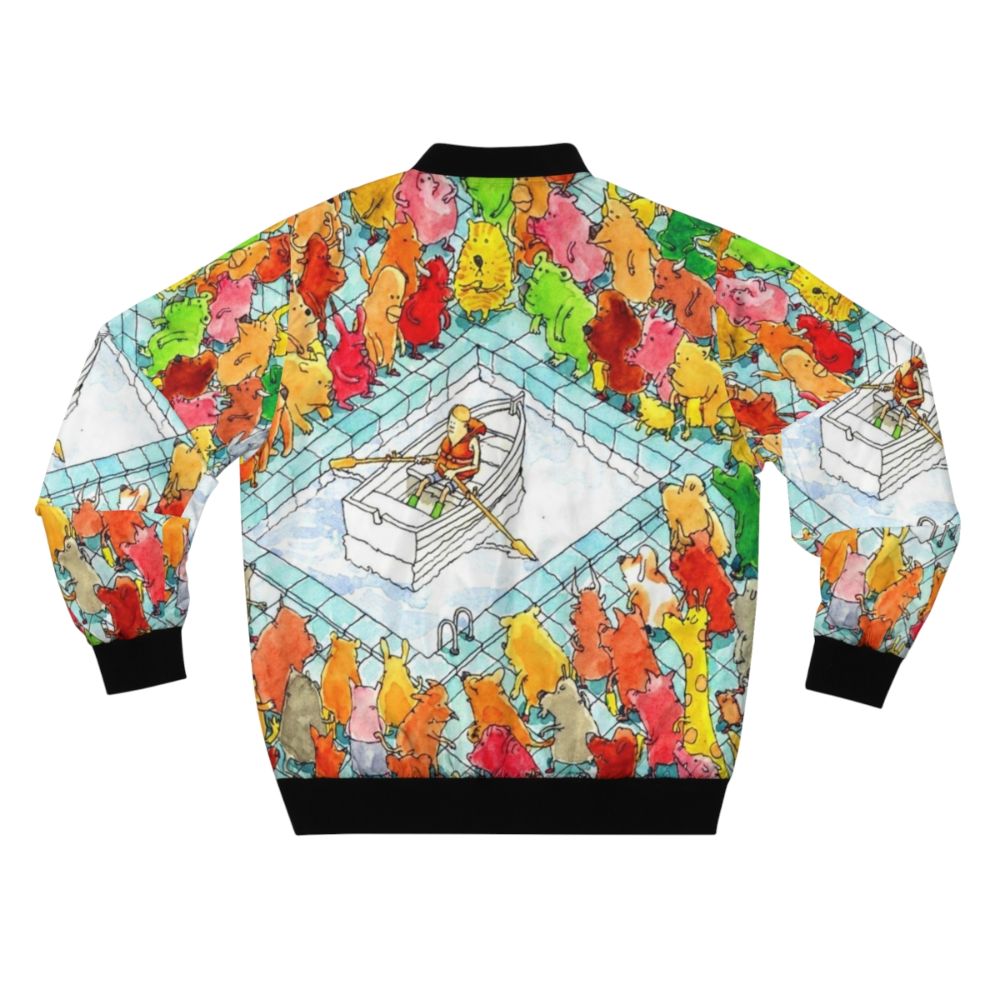 Gavin Dance Happiness 2020 Malamsenin Bomber Jacket - Back