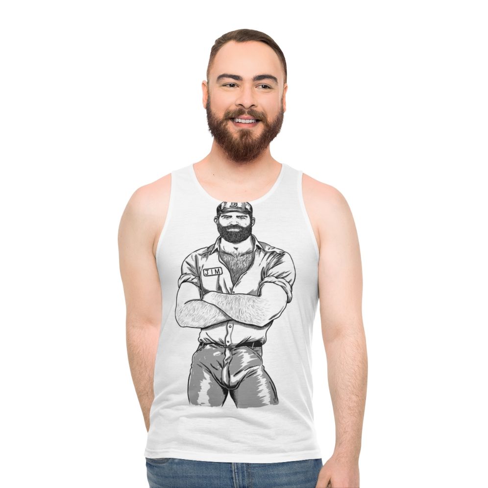 Unisex Big Jim Gay Bear Tank Top - men