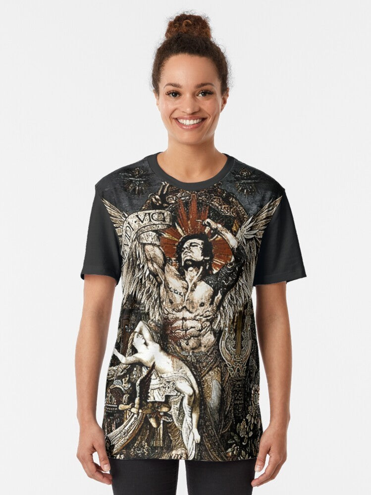 Tomorrowland Festival Graphic T-Shirt featuring Zyzz art and HQ artwork - Women