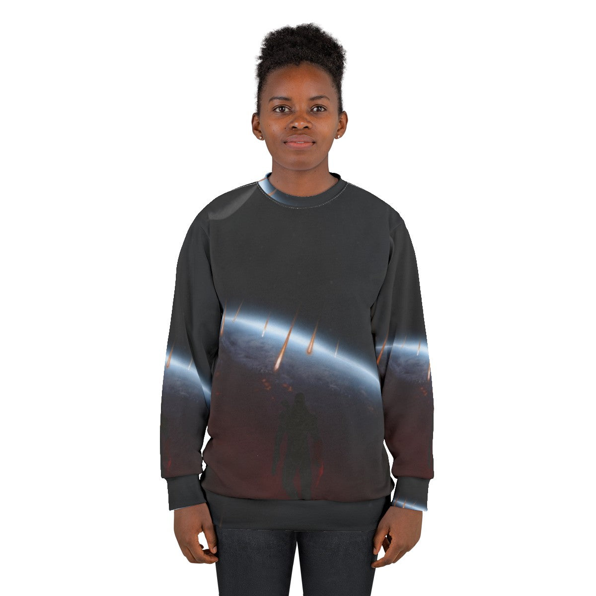 Mass Effect Commander Shepard Warriors Landscapes Sweatshirt - women