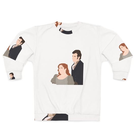 Bridgerton Penelope and Colin Smiling Sweatshirt