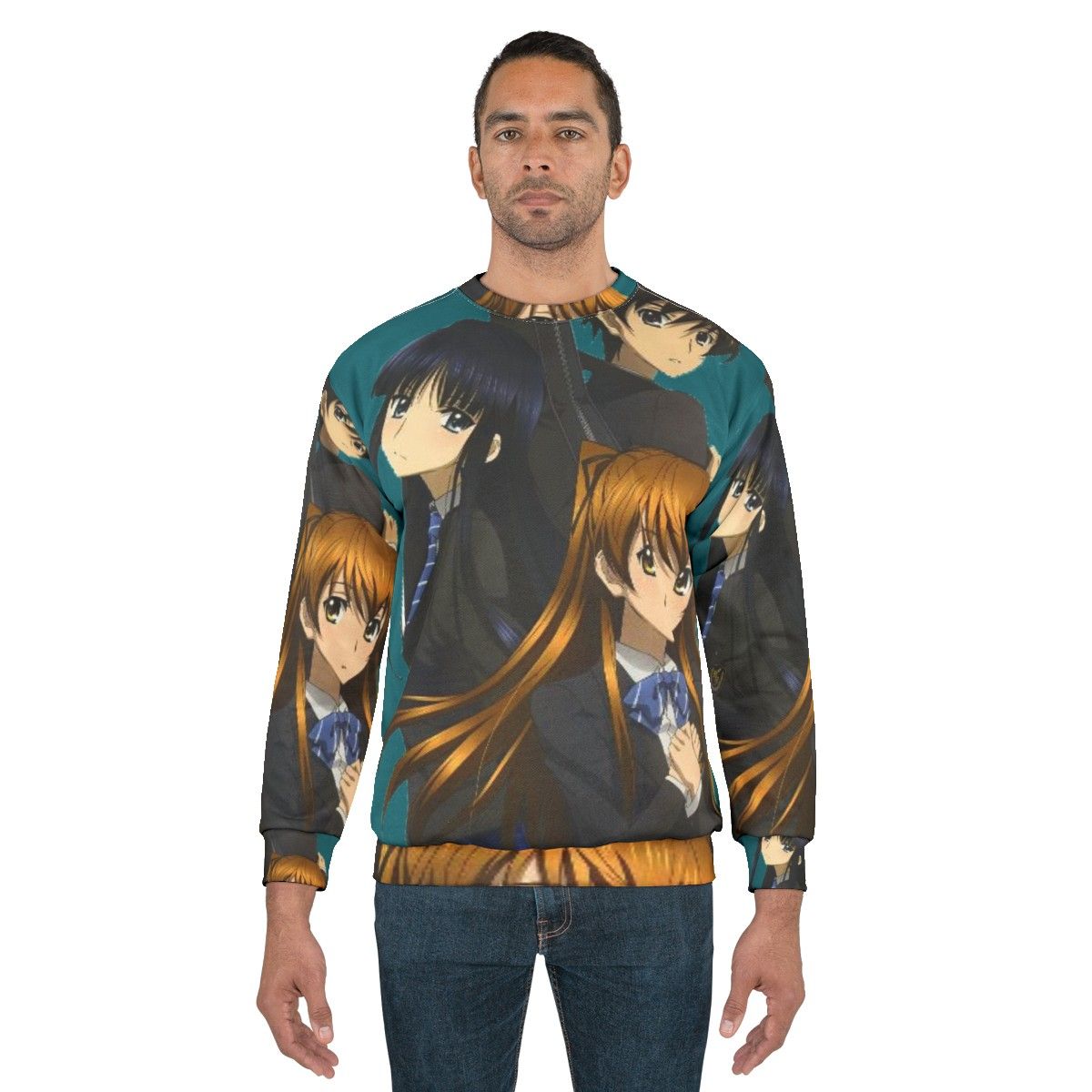 Anime Characters White Album 2 Sweatshirt - men