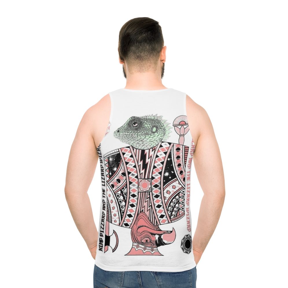 Unisex 'King Gizzard and the Lizard Wizard' tank top - men back