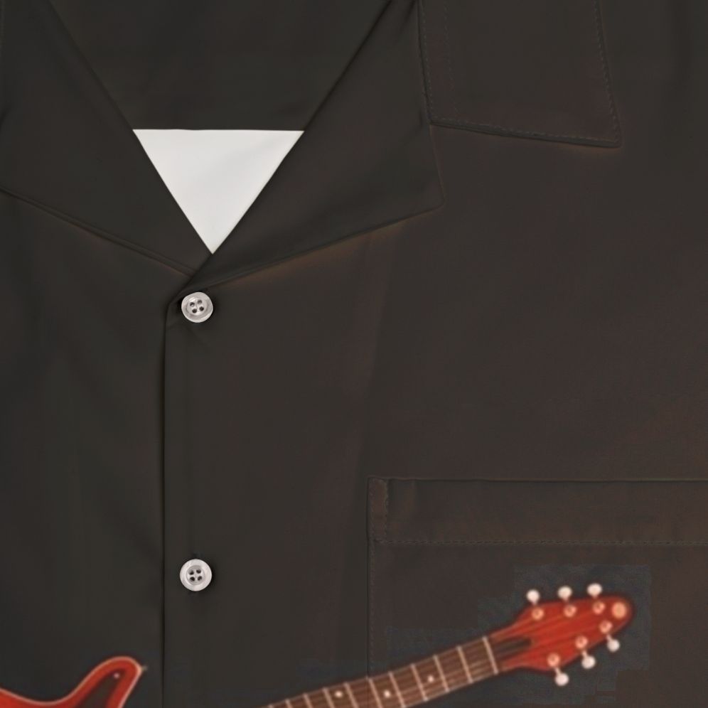 Brian May's Guitar Red Special Queen Hawaiian Shirt - Detail