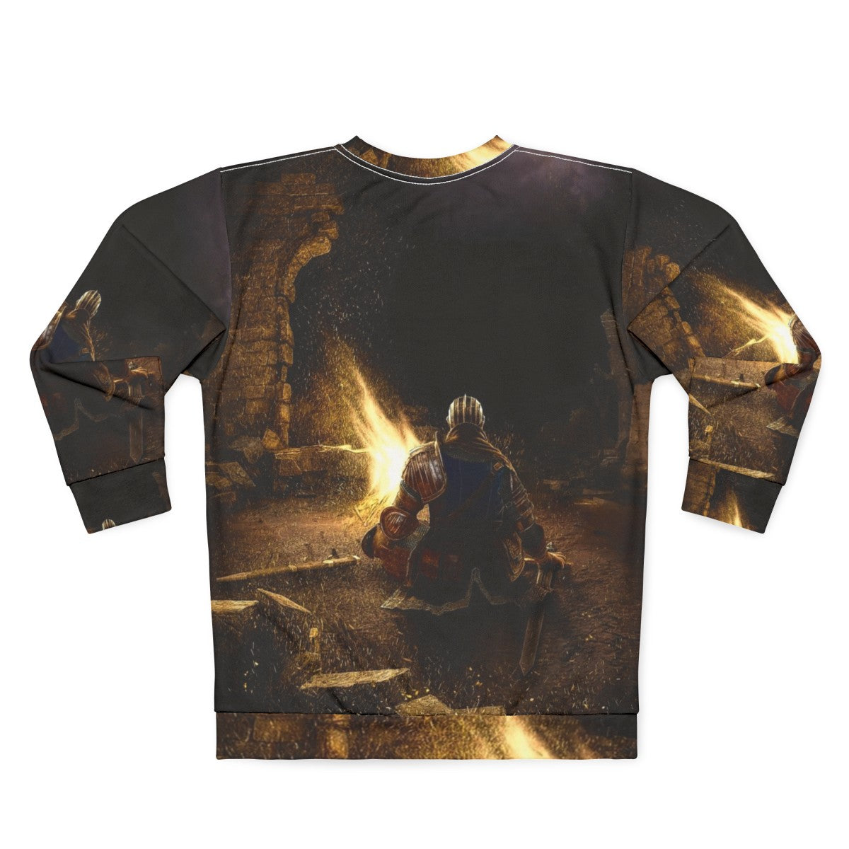 Dark Souls Inspired Bonfire Sweatshirt - Back