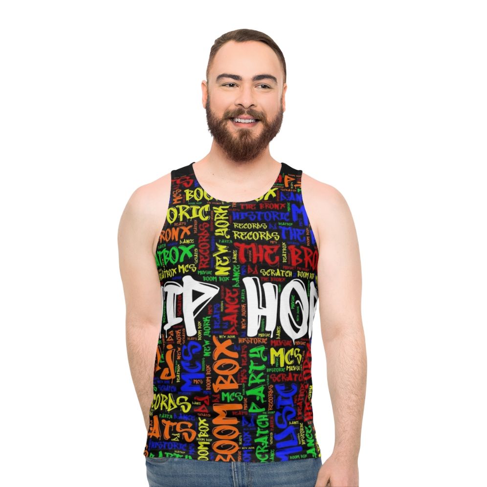 Hip hop music 50th anniversary unisex tank top - men