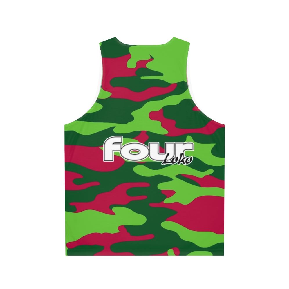 Watermelon Camo 4Loko Unisex Tank Top - Back