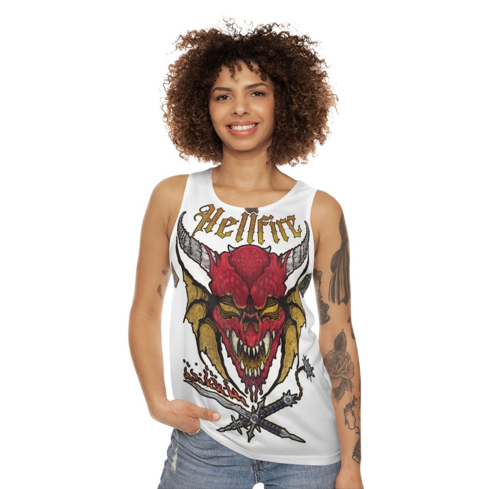 Stranger Things Hellfire Club Unisex Tank Top - women