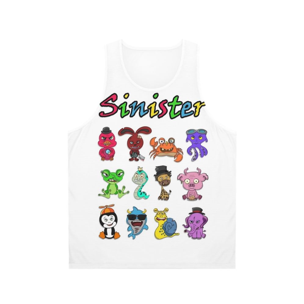 Sinister animals unisex tank top