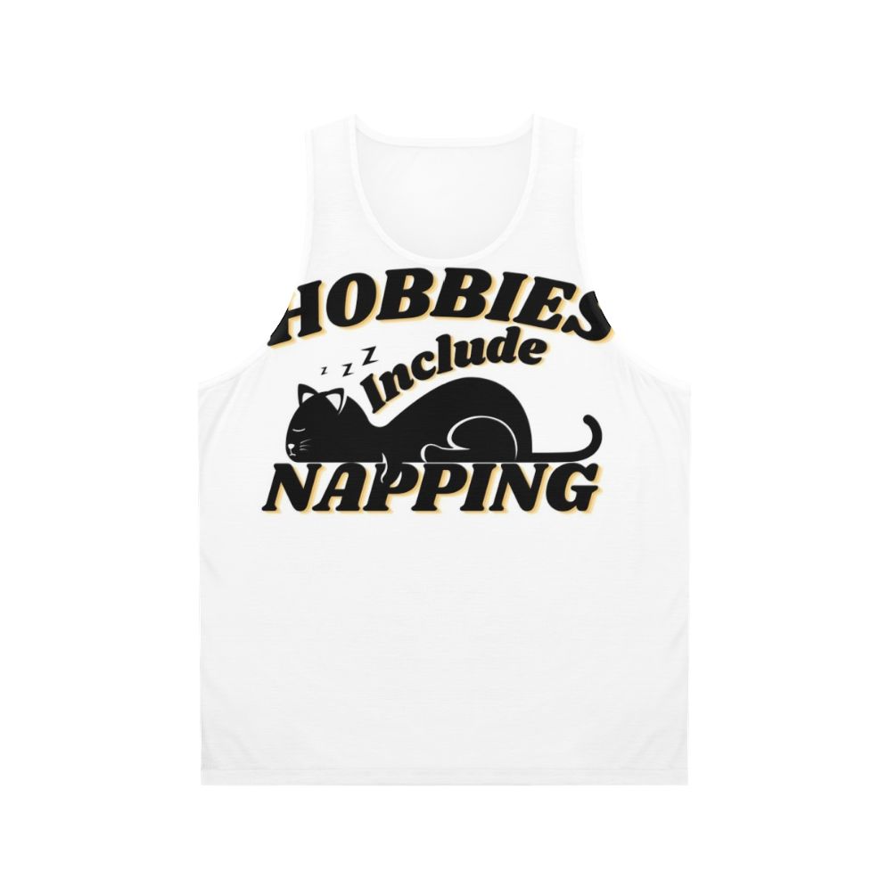 Hobbies Include Napping Funny Graphic Tank Top