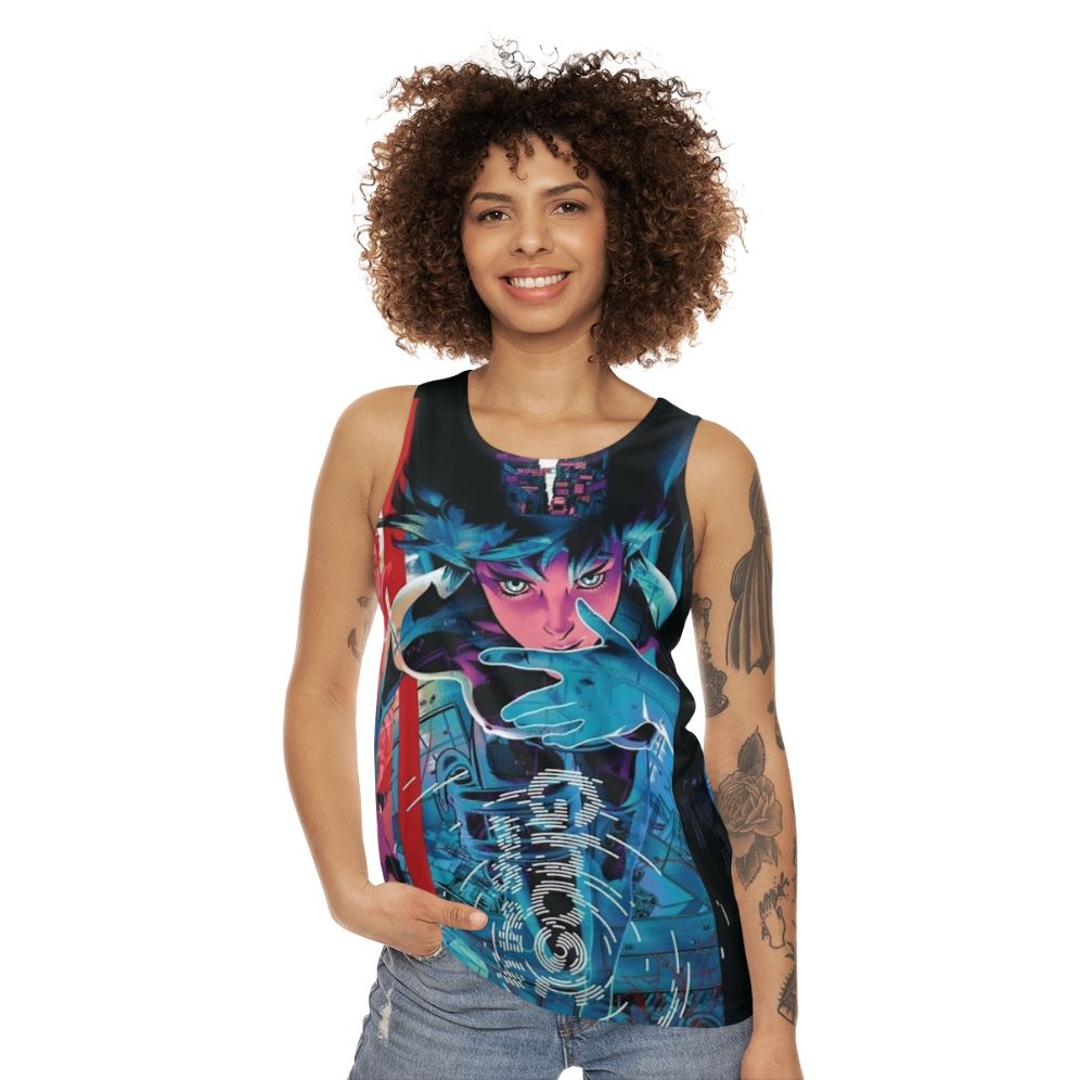 Ghost in the Shell Unisex Tank Top - women