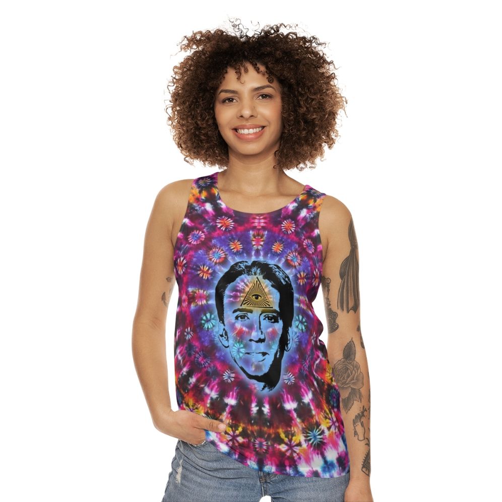 Nicolas Cage Tie Dye Shambhala Unisex Tank Top - women