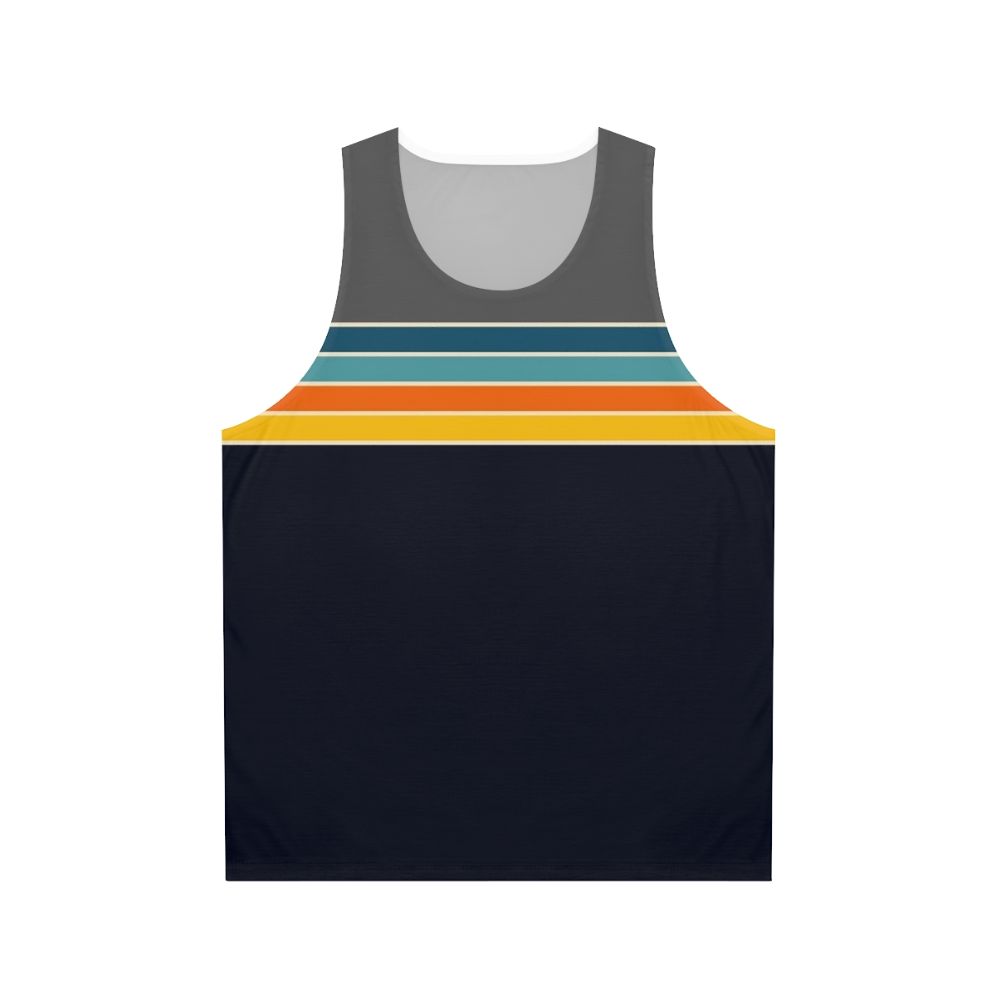 Retro 70s Stripes Unisex Tank Top