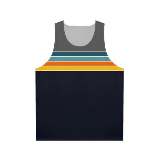 Retro 70s Stripes Unisex Tank Top