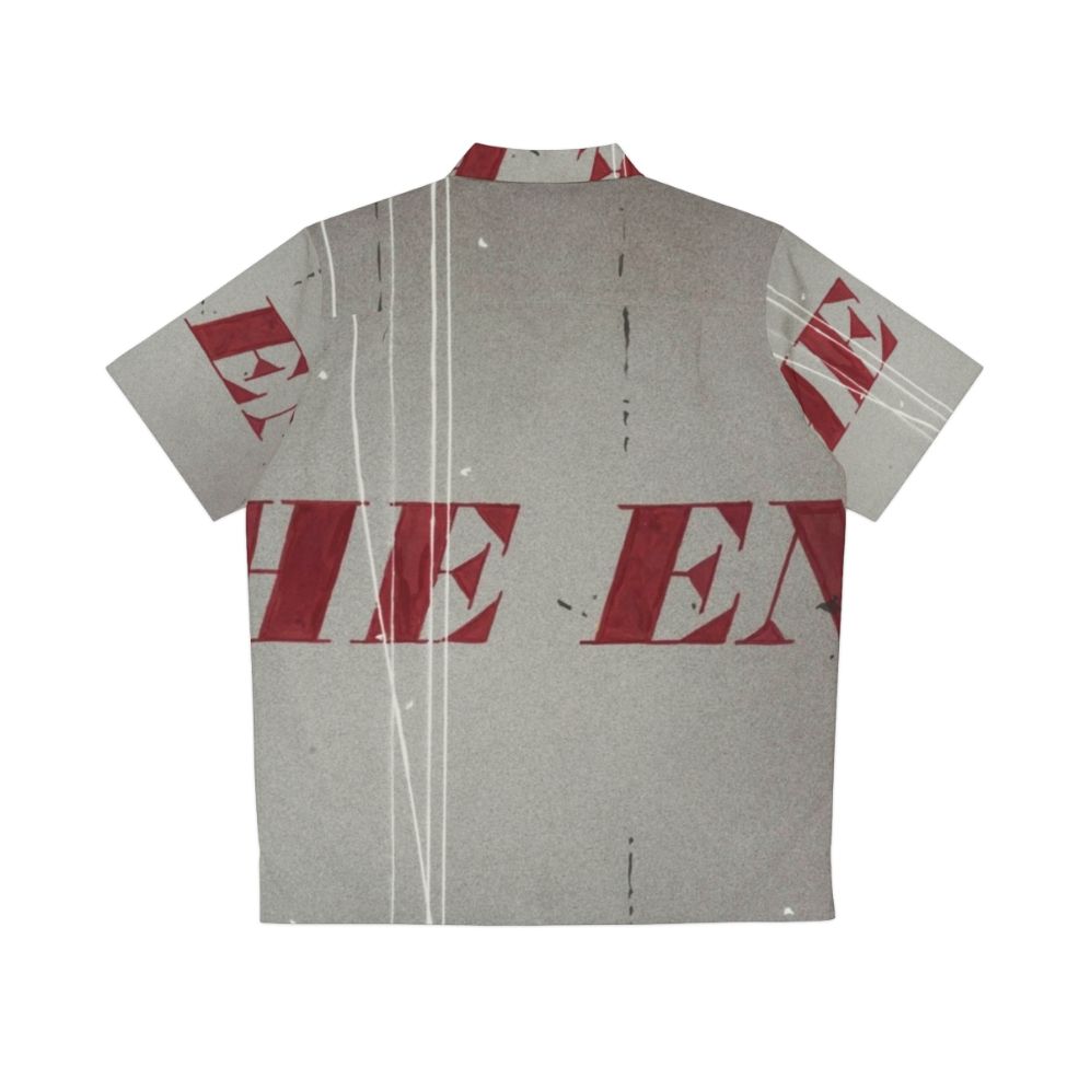 "Ed Ruscha Exhibition Inspired Hawaiian Shirt" - Back