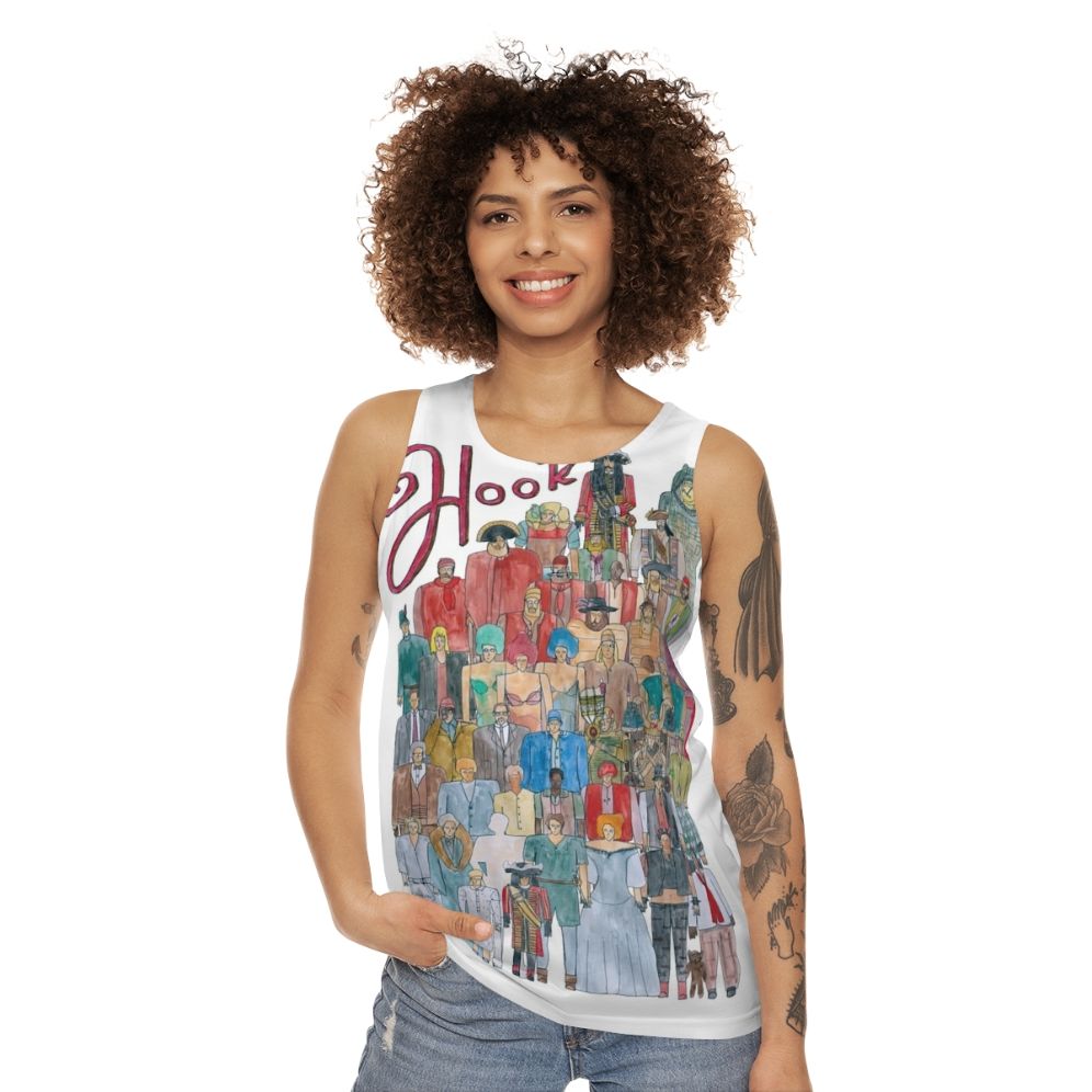 Unisex Hook Team Illustration Tank Top - women