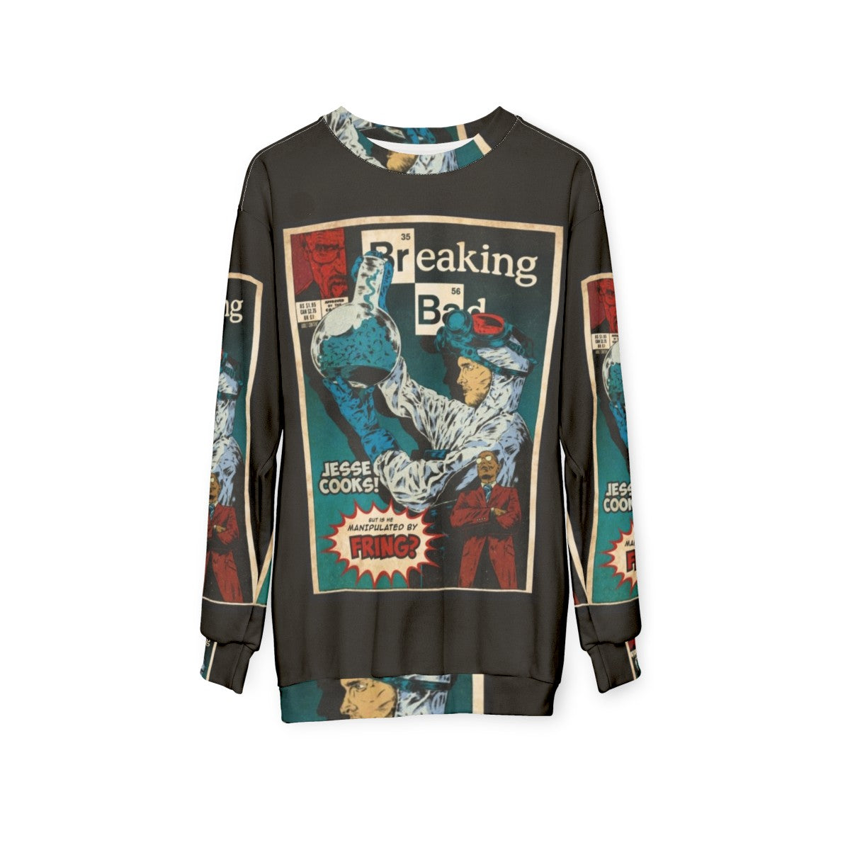 Vintage Breaking Bad Heisenberg Sweatshirt - hanging