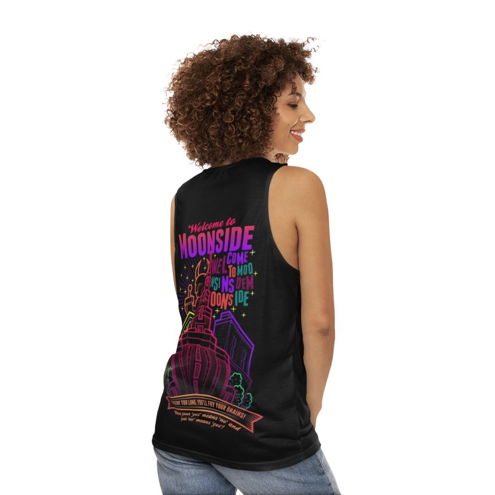 Unisex Earthbound Fanart Tank Top - women back