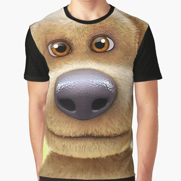 IShowSpeed Talking Ben Graphic T-Shirt featuring a cartoon dog and popular YouTuber catchphrases