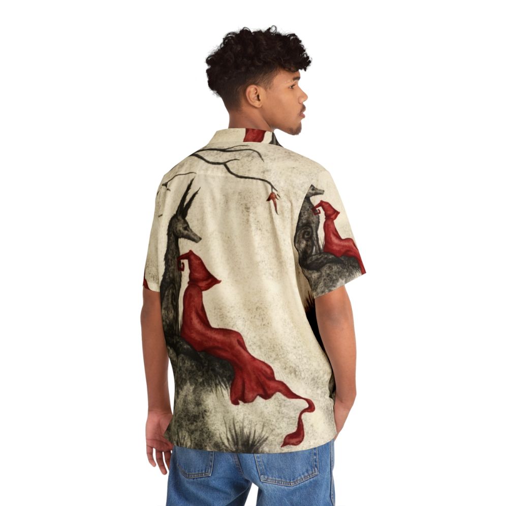 Last Leaf Hawaiian Autumn Fantasy Shirt - People Back