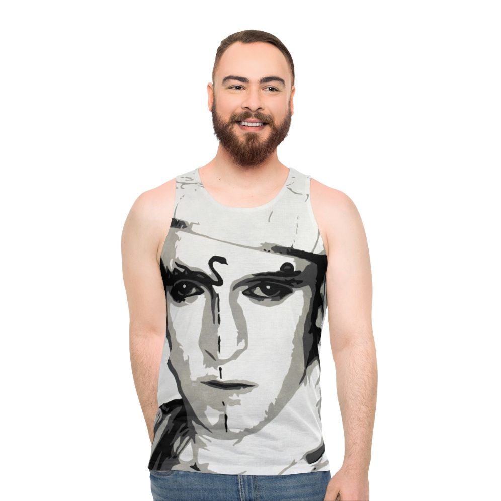 Visage 'Fade to Grey' unisex 80s tank top - men