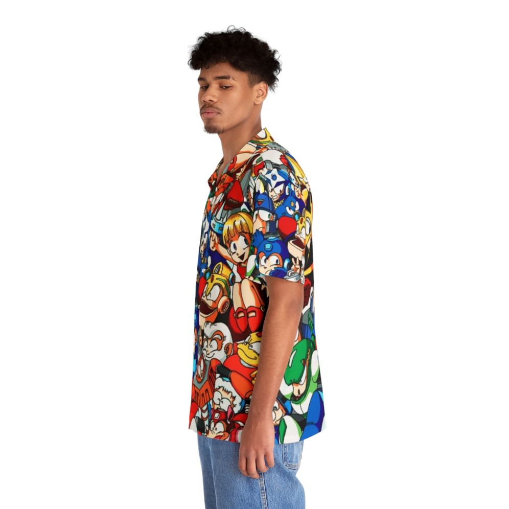 Mega Man Classic Robot Masters Hawaiian Shirt - People Left