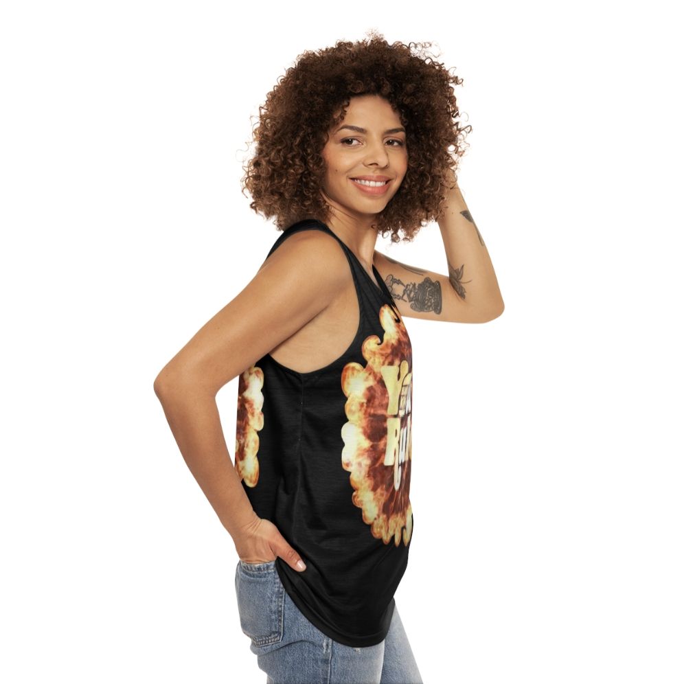 "You Rule" Unisex Fast Food Meme Tank Top - women side