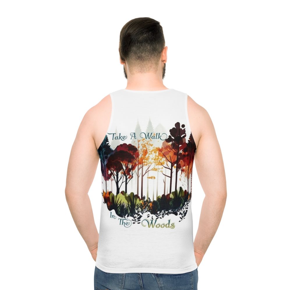 Unisex Nature-Inspired Tank Top - men back