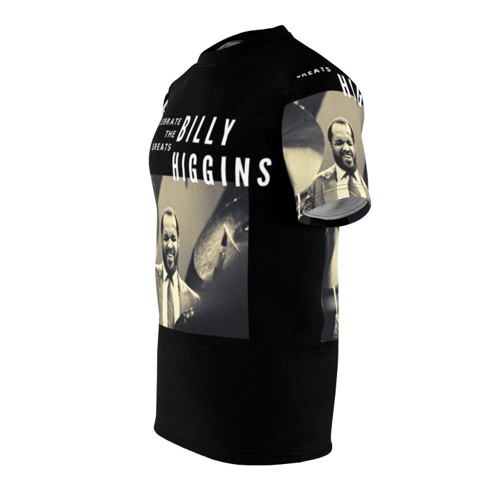 T-shirt featuring the iconic jazz drummer Billy Higgins - men left